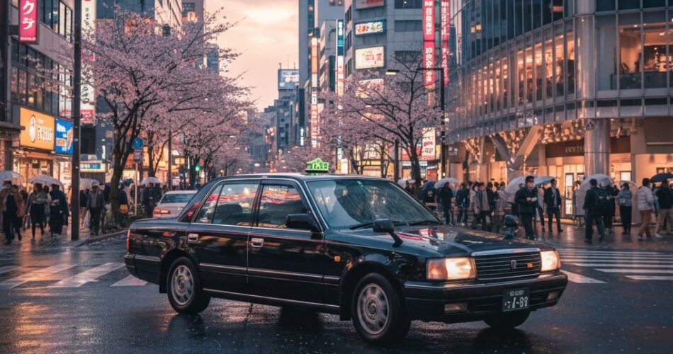 A taxi in Japan