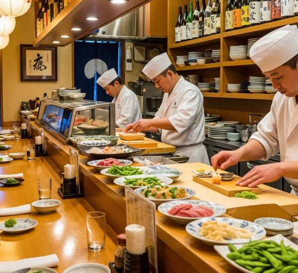 Japanese sushi restaurant