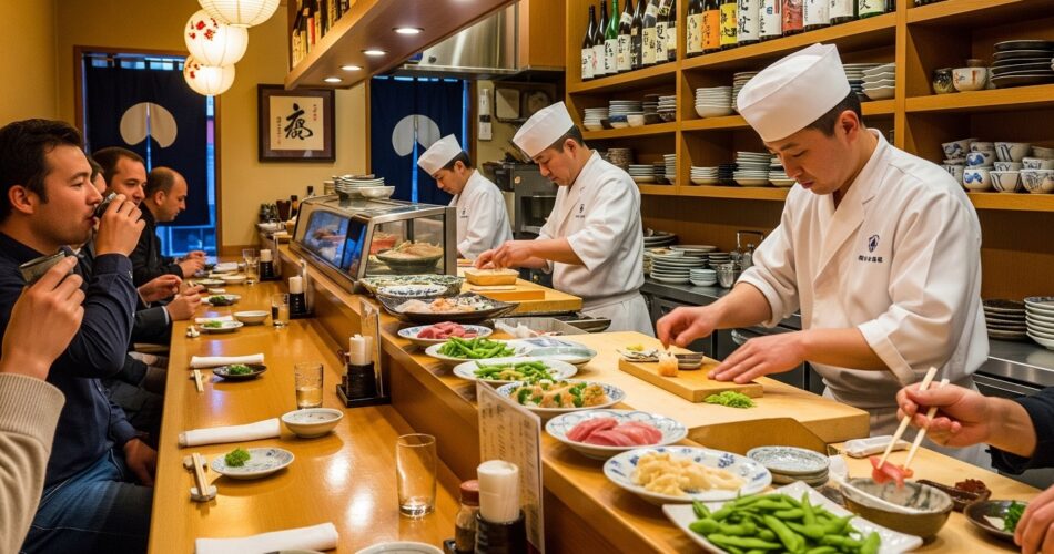 Japanese sushi restaurant