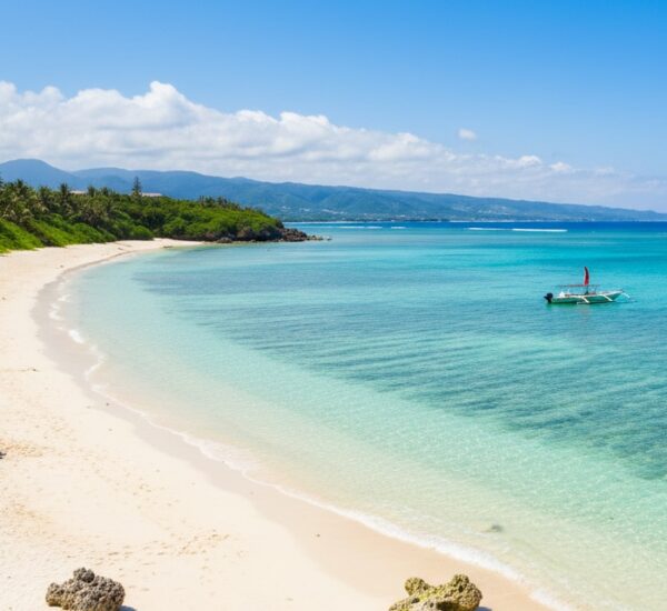 A beach in Okinawa