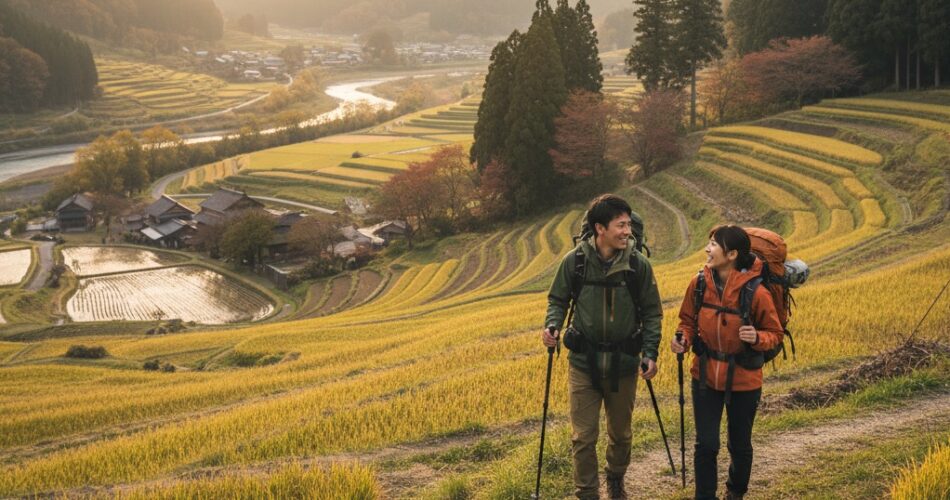 Hiking in the Japanese country side