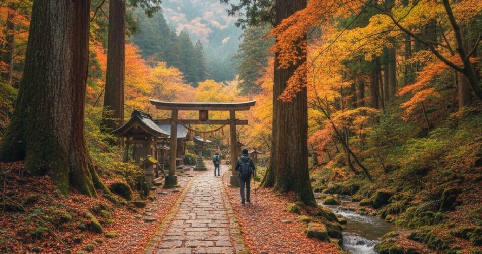 Nakasendo Trail in Chubu in Japan